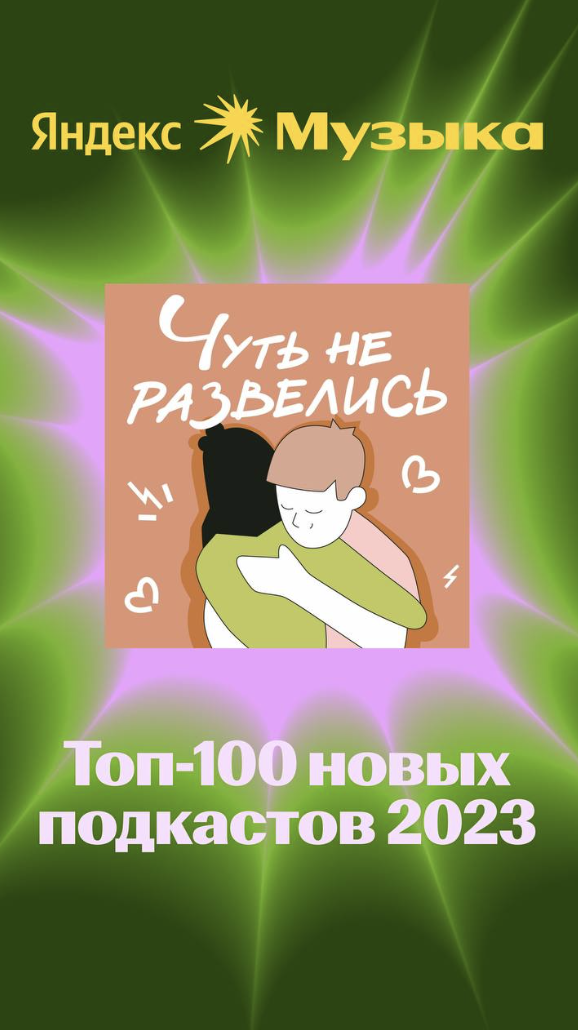 Яндекс Музыка: топ-100 новых подкастов 2023